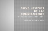 Breve historia de las comunicaciones parcial Comunicación Digital