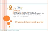 Voa3r Organic Edunet Presentation