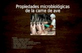 Propiedades microbiológicas de la carne de ave