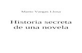Vargas llosa, mario   historia secreta de una novela