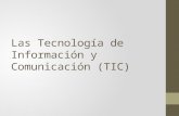 Las tecnología de información y comunicación en el proceso de enseñanza aprendizaje (tic