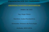 Presentación de carnaval