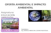 oferta ambiental e impacto ambiental