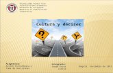 Presentación cultura y decisor