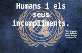 Els drets humans i els seus incompliments.