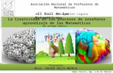Presentación conferencia ANPM (Creatividad en las Matemáticas con enfoque Lúdico)