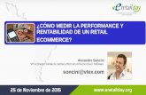 eRetail Day México 2015 - Como medir la performance y rentabilidad de un  retail commerce?