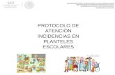 Protocolo de atención incidencias 2016