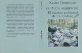 Quimica Ambiental, el impacto ambiental de los residuos - Xavier Domenech
