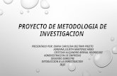 Proyecto de metodologia de investigacion