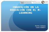 INNOVACIÓN EN LA EDUCACIÓN CON EL M-LEARNING