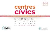 Centres Cívics Lloret 2015_16