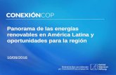 Panorama de las energías renovables en América Latina y oportunidades para la región