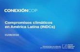 Compromisos climáticos en América Latina  (INDC)