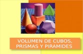 Volumen del cubo, prismas y piramides