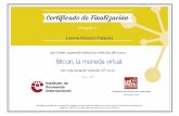 Certificado de finalización bitcoin,la moneda virtual