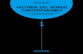 Indice libro Historia del Mundo Contemporaneo de 1 Bachillerato Anaya (Serie Aprender es crecer en conexion)