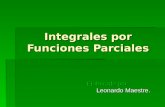 Integrales por funciones parciales