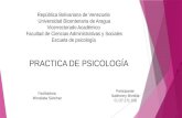 Presentación Practica de psicología