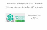 Corrección por Heterogeneidades en SBRT de Pulmón