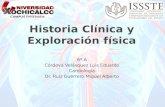 Historia clínica y exploración física en Cardiologia