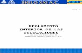 REGLAMENTO INTERIOR DE LAS DELEGACIONES  DEL COLEGIO CHIAPANECO DE  INGENIEROS CIVILES SIGLO XXI, A.C.