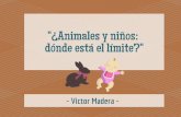 Victor Madera Vet: Animales y niños, ¿dónde esta el límite?
