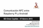 Sysmana 2015 - Comunicación NFC entre Raspberry pi y Android