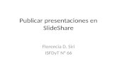 Publicar presentaciones en slide share
