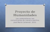 Proyecto de humanidades 2015