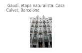 Gaudí, etapa naturalista