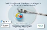 Análisis del Actual Despilfarro de Alimentos y sus Consecuencias Ambientales