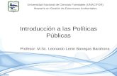 Introducción al estudio de las políticas públicas