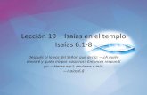Lección 19 – Isaías en el templo