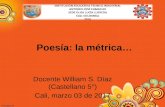 Clase castellano 5°-03-03-17_métrica_versificación