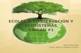 Ecología conservación y ecosistemas unidad 1