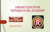 Unidad educativa Repùblica del Ecuador