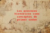 Los procesos historicos como conceptos de primer orden