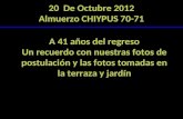 Almuerzo AFS 70/71 20 oct 2012