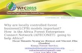 Oscar AFECONET presentation  WFC, Durban S.A