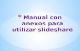 Manual con anexos para utilizar slideshare feli y sandra.