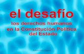 Derechos humanos en la Constitucion Política del Estado Bolivia