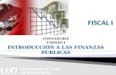 Unidad 1 introduccion a las finanzas publicas