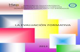 Evaluación formativa 2013
