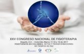 Fisioterapia en tiempos de Paz: XXV Congreso de Fisioterapia, Colombia 2017