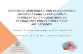 Objetos de aprendizaje con eXeLearning y GeoGebra para la definición y representación geométrica de operación con vectores y sus aplicaciones