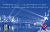 Memoria de actividades Donostia 2016