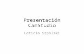 Presentación CamStudio Leticia Szpolski
