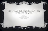 Manual de instalación wampserver