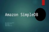 Amazon simple db
